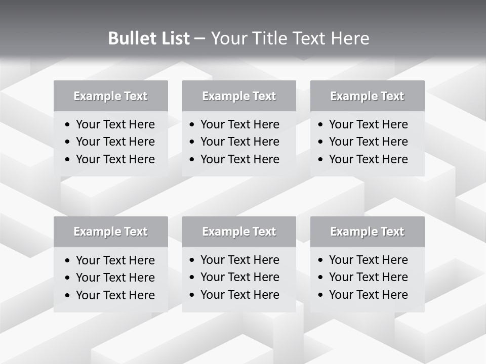 Metaphor Challenge Labyrinth PowerPoint Template