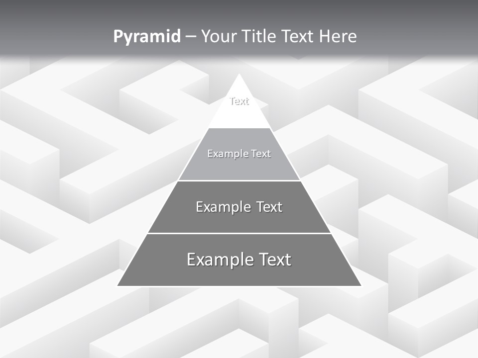 Metaphor Challenge Labyrinth PowerPoint Template