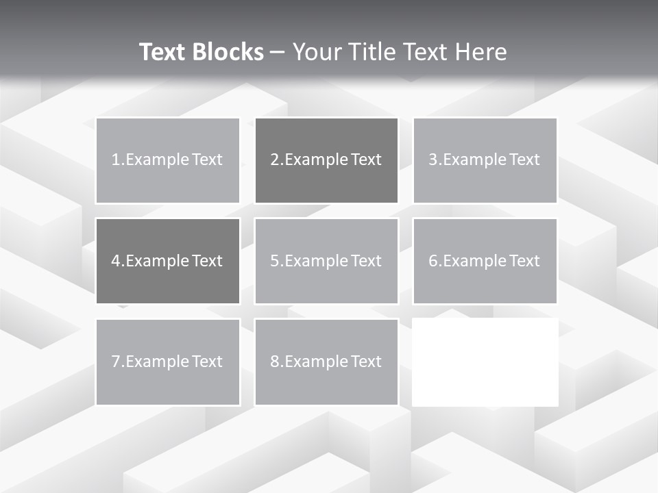 Metaphor Challenge Labyrinth PowerPoint Template
