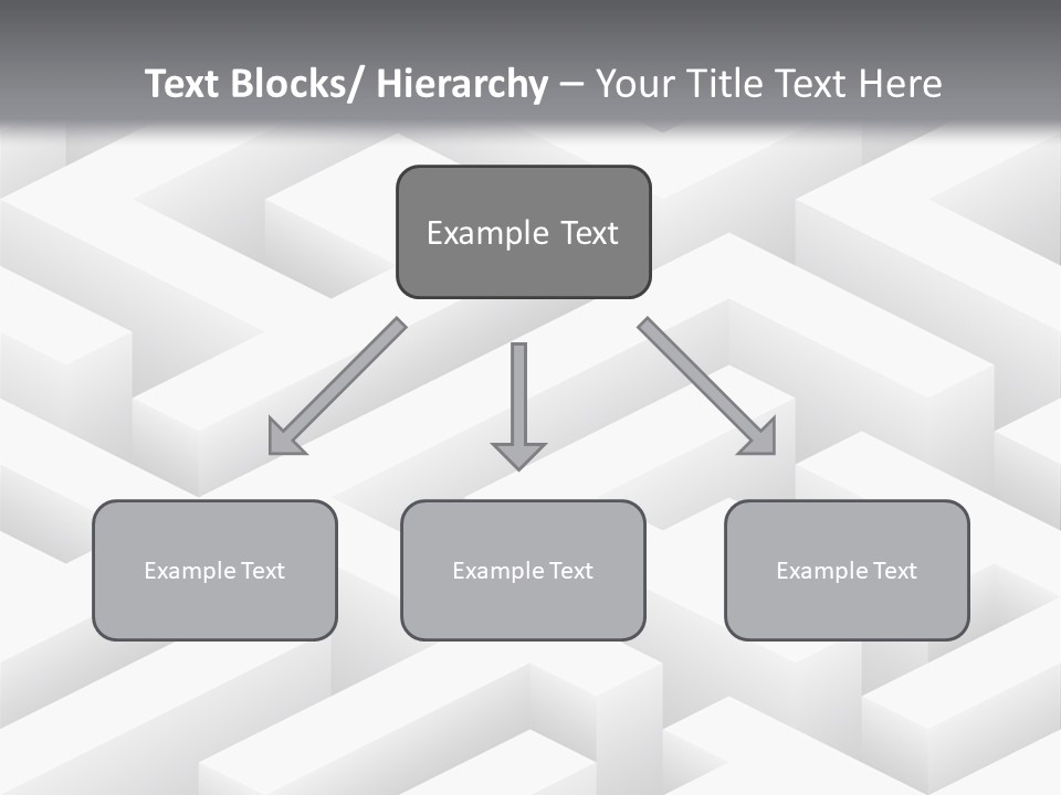Metaphor Challenge Labyrinth PowerPoint Template