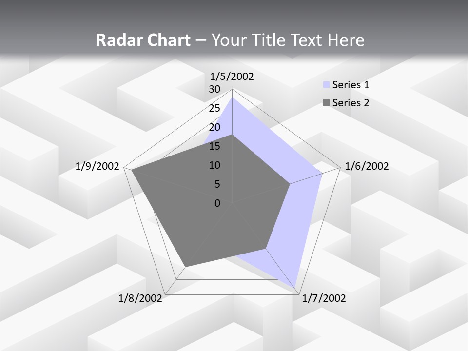 Metaphor Challenge Labyrinth PowerPoint Template