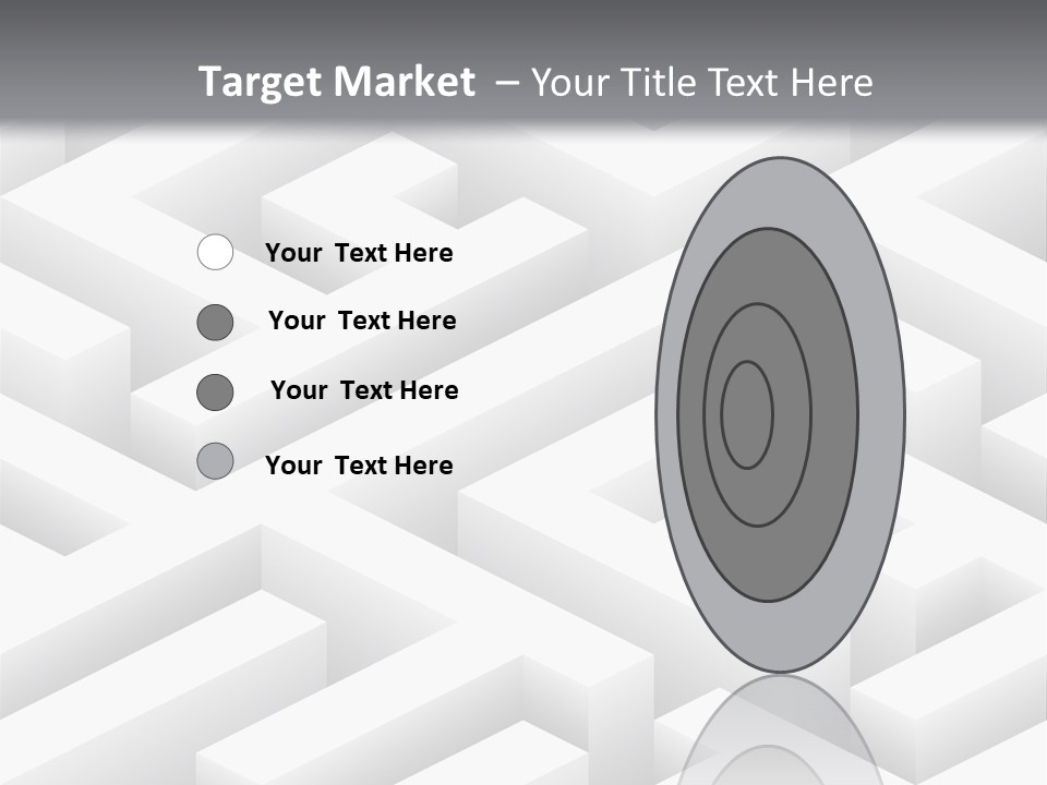 Metaphor Challenge Labyrinth PowerPoint Template