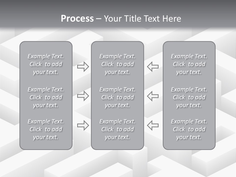 Metaphor Challenge Labyrinth PowerPoint Template