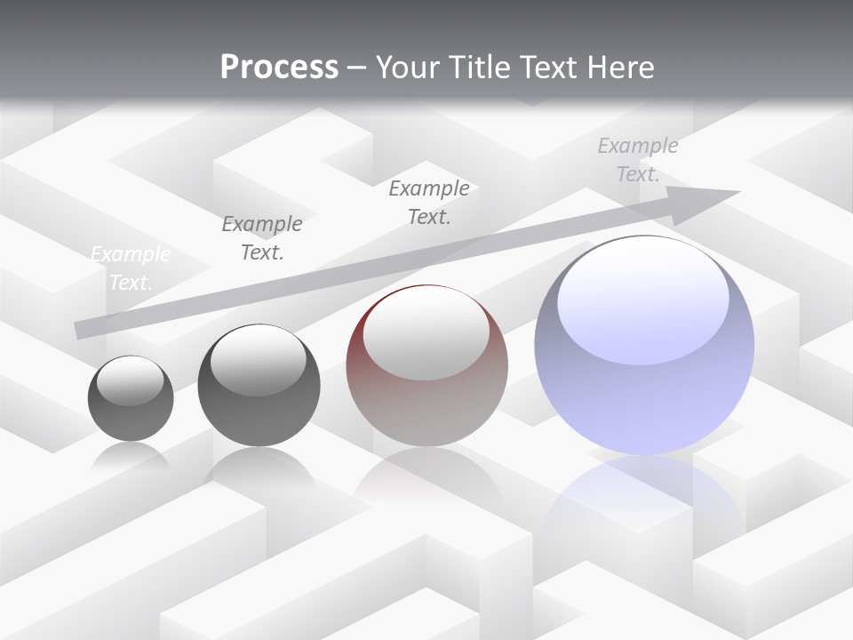 Metaphor Challenge Labyrinth PowerPoint Template