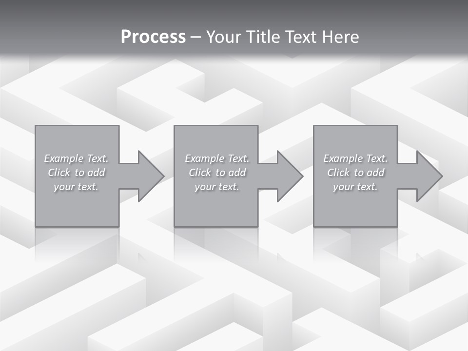 Metaphor Challenge Labyrinth PowerPoint Template