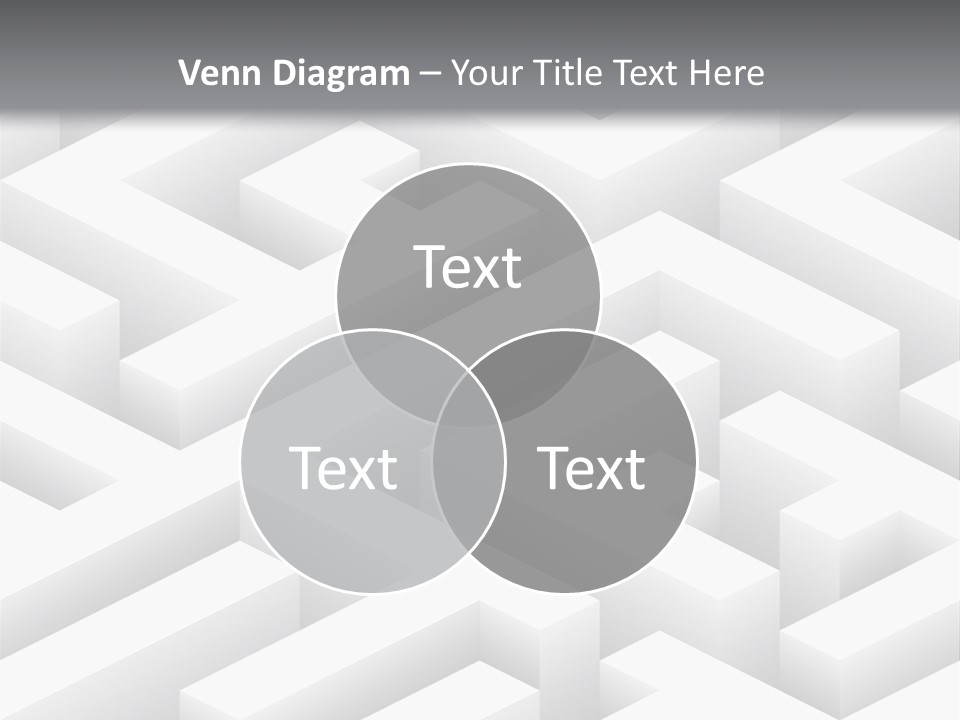 Metaphor Challenge Labyrinth PowerPoint Template