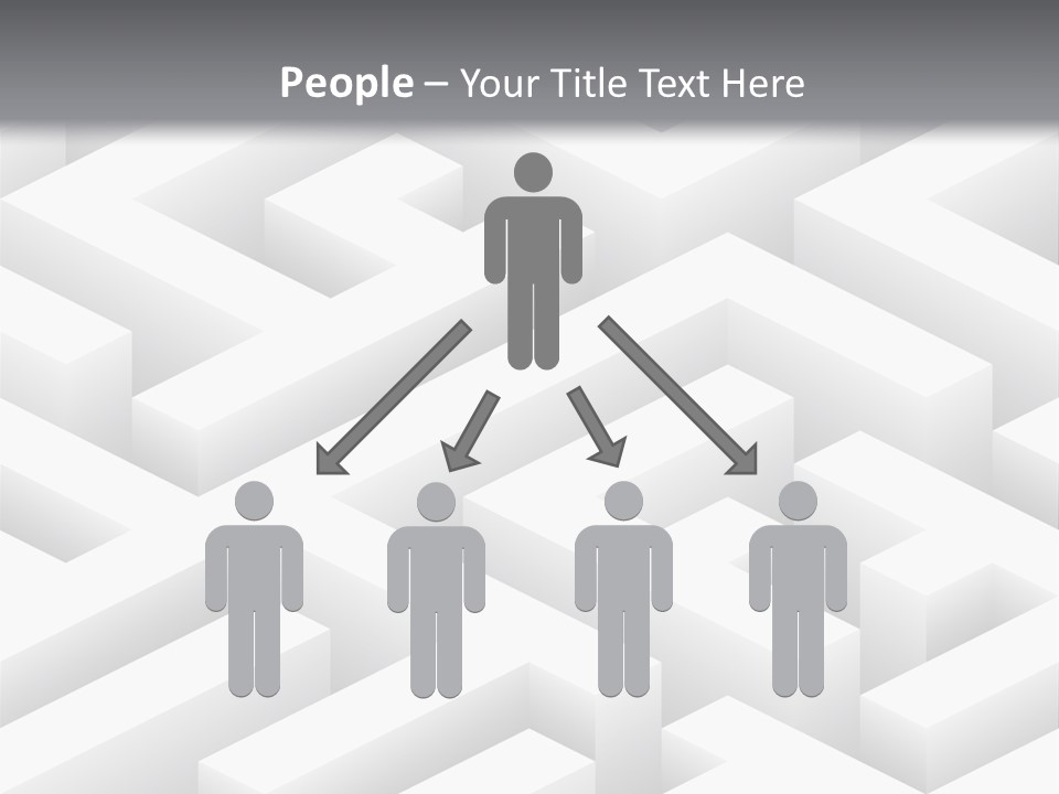 Metaphor Challenge Labyrinth PowerPoint Template