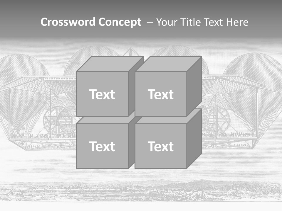 Aerial Science Fiction Adventure PowerPoint Template