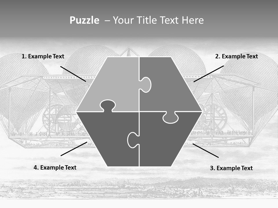 Aerial Science Fiction Adventure PowerPoint Template