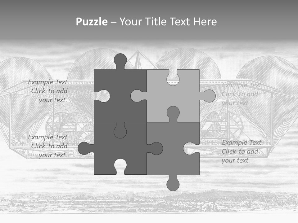 Aerial Science Fiction Adventure PowerPoint Template