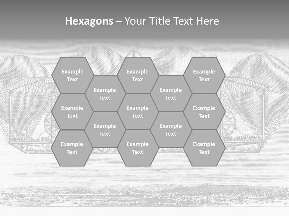 Aerial Science Fiction Adventure PowerPoint Template