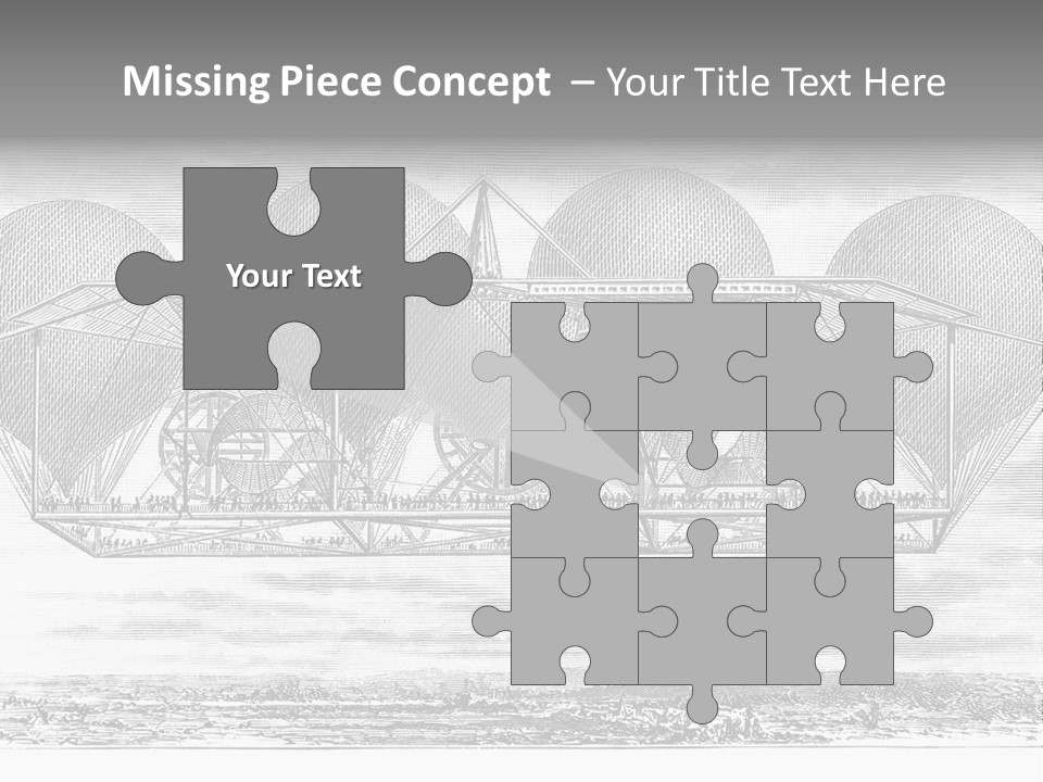 Aerial Science Fiction Adventure PowerPoint Template