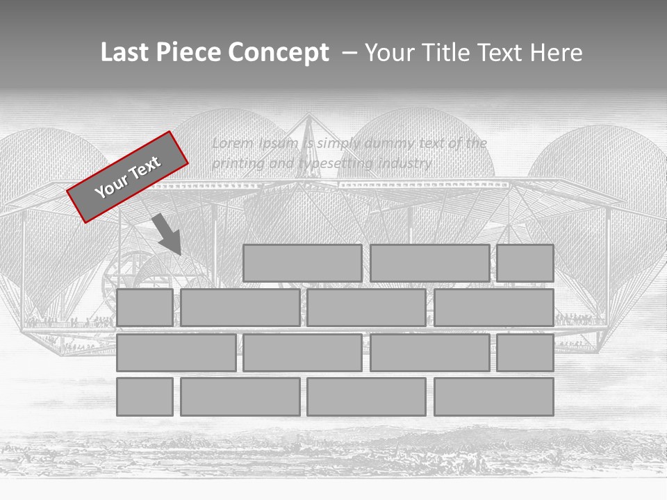 Aerial Science Fiction Adventure PowerPoint Template