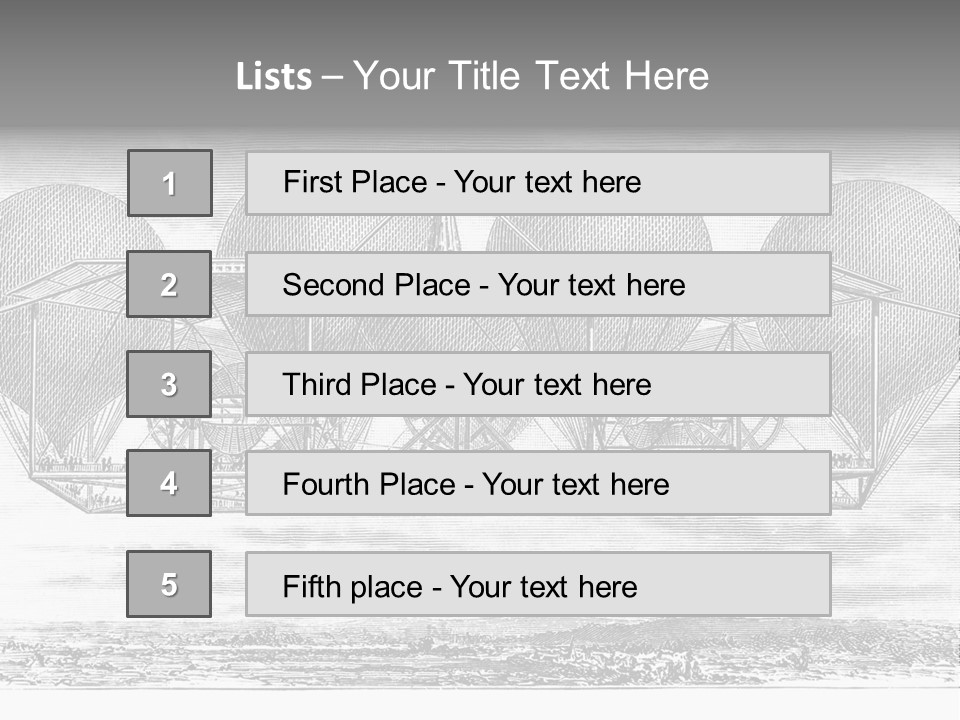 Aerial Science Fiction Adventure PowerPoint Template
