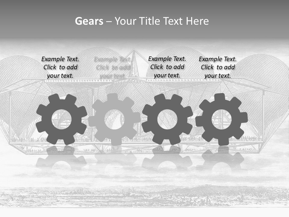 Aerial Science Fiction Adventure PowerPoint Template