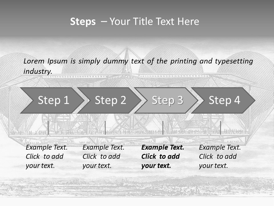 Aerial Science Fiction Adventure PowerPoint Template
