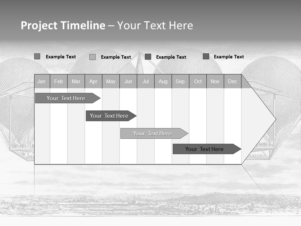 Aerial Science Fiction Adventure PowerPoint Template