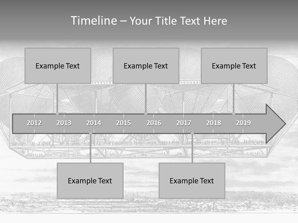 Aerial Science Fiction Adventure PowerPoint Template