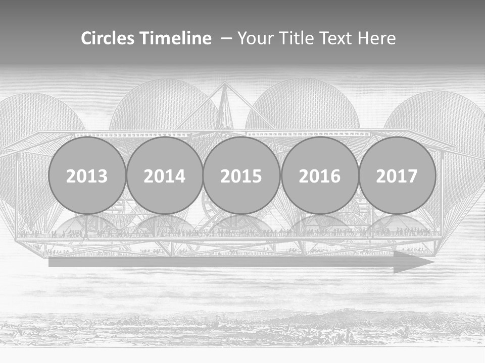 Aerial Science Fiction Adventure PowerPoint Template