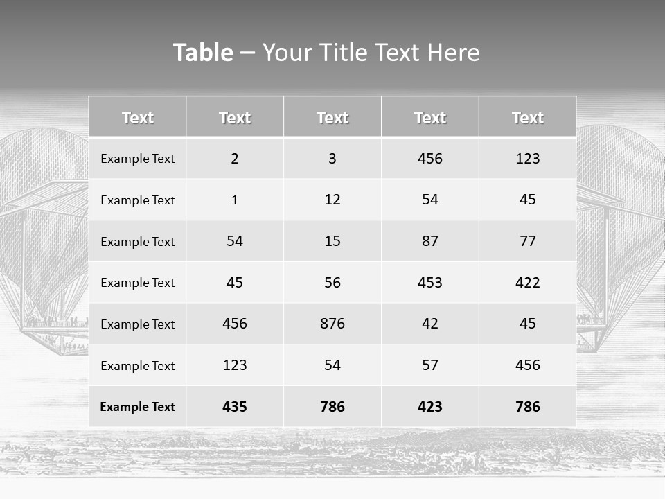 Aerial Science Fiction Adventure PowerPoint Template
