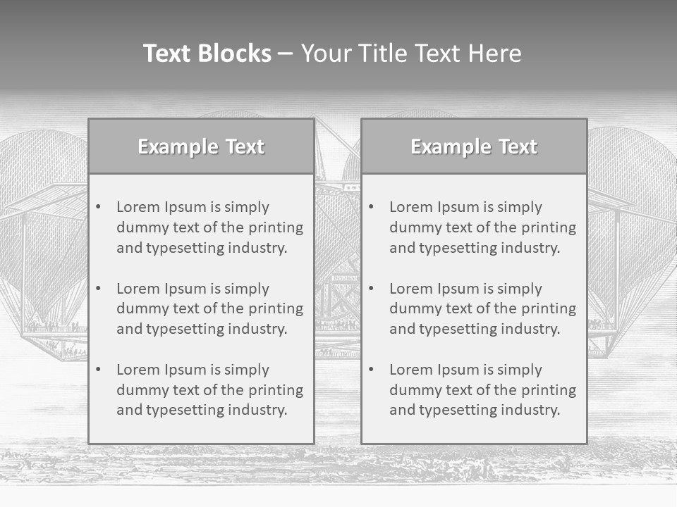 Aerial Science Fiction Adventure PowerPoint Template