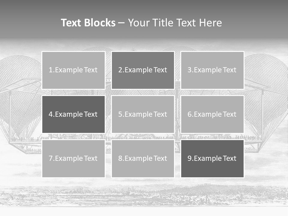 Aerial Science Fiction Adventure PowerPoint Template
