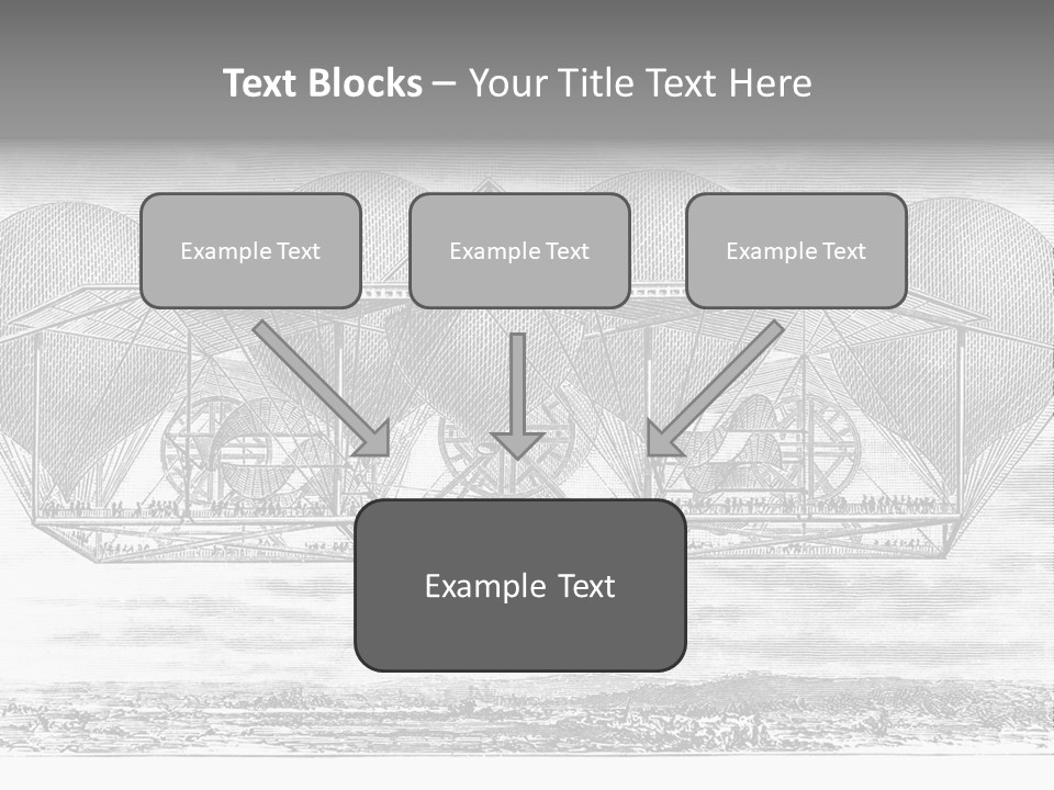 Aerial Science Fiction Adventure PowerPoint Template