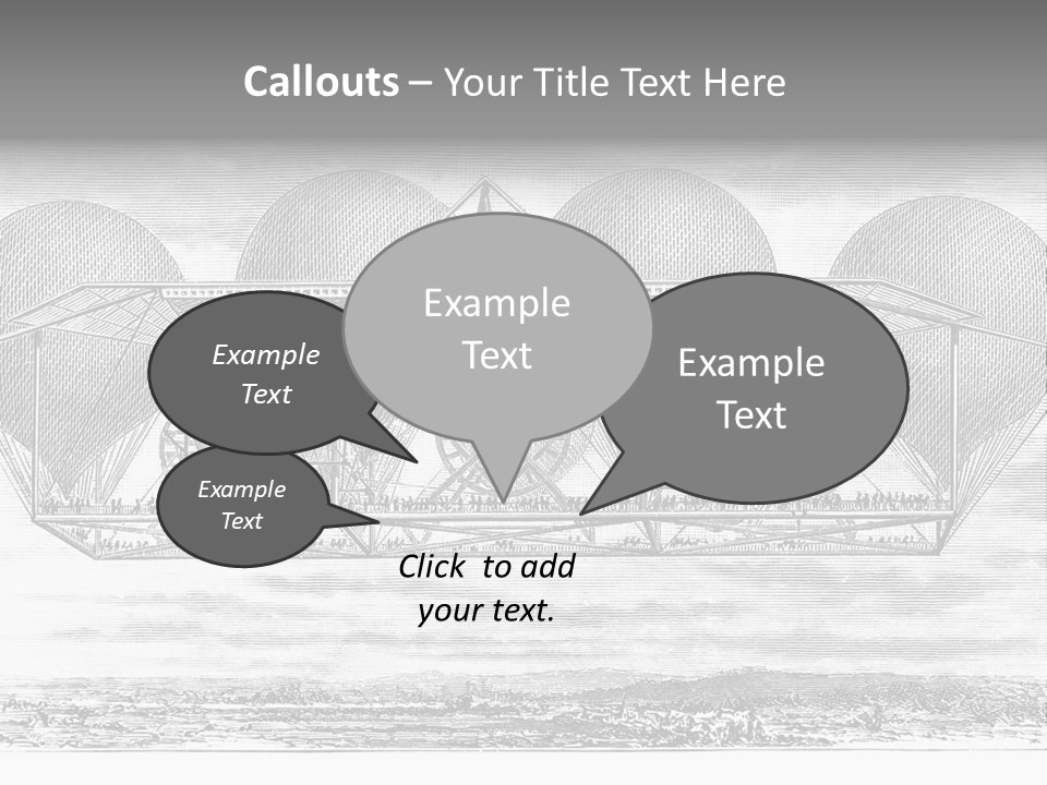 Aerial Science Fiction Adventure PowerPoint Template