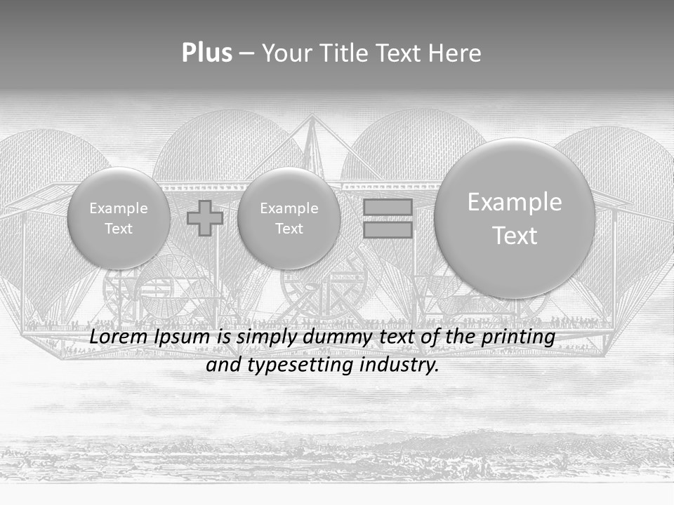 Aerial Science Fiction Adventure PowerPoint Template