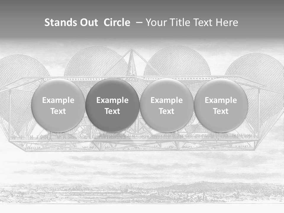 Aerial Science Fiction Adventure PowerPoint Template