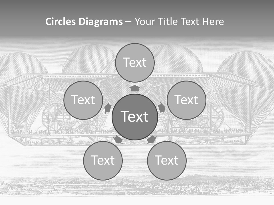 Aerial Science Fiction Adventure PowerPoint Template