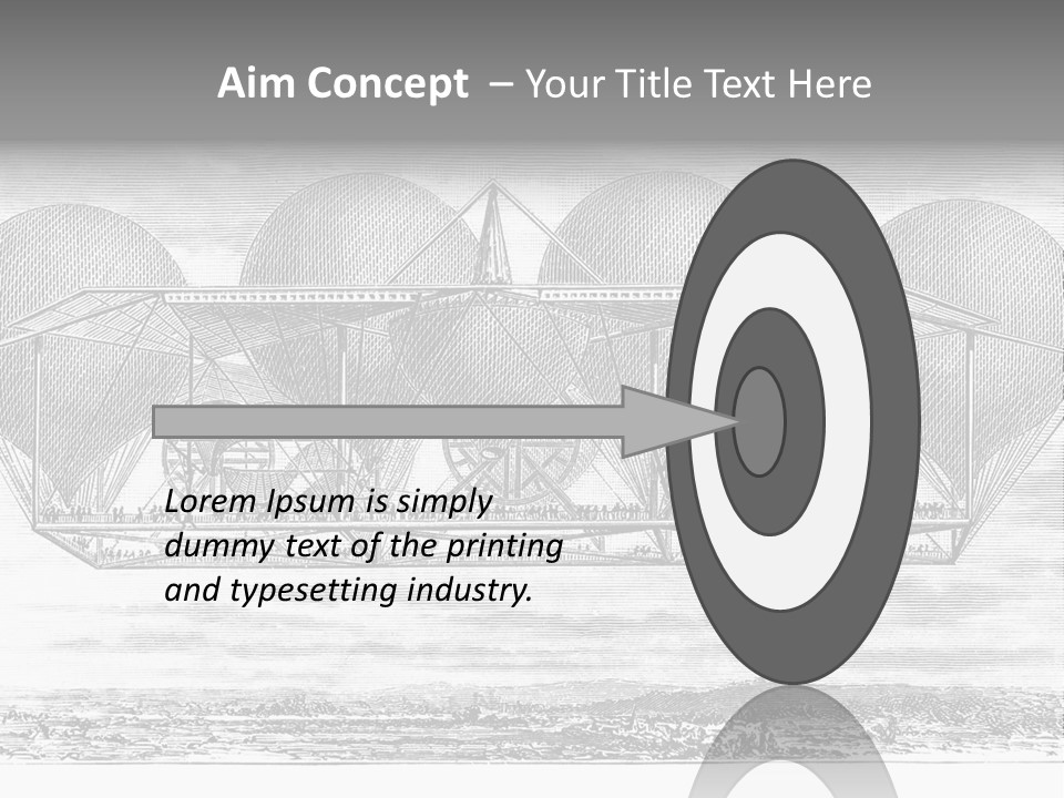 Aerial Science Fiction Adventure PowerPoint Template