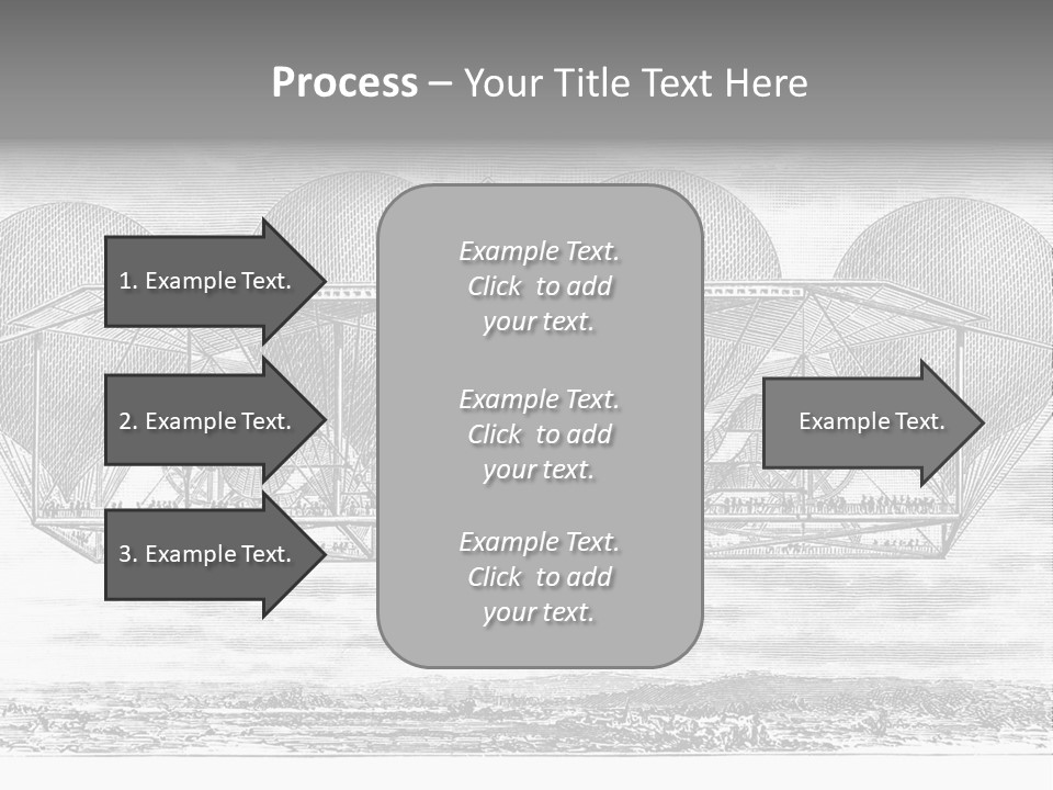 Aerial Science Fiction Adventure PowerPoint Template