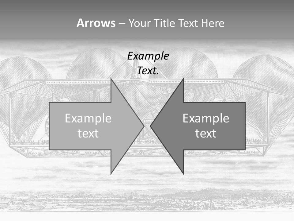 Aerial Science Fiction Adventure PowerPoint Template