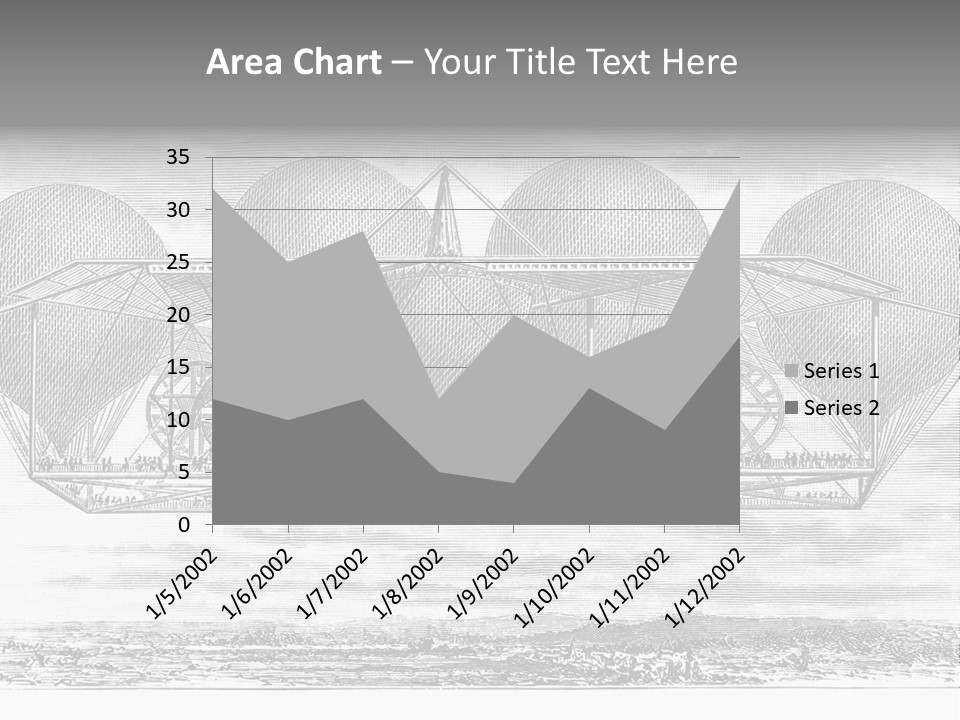 Aerial Science Fiction Adventure PowerPoint Template