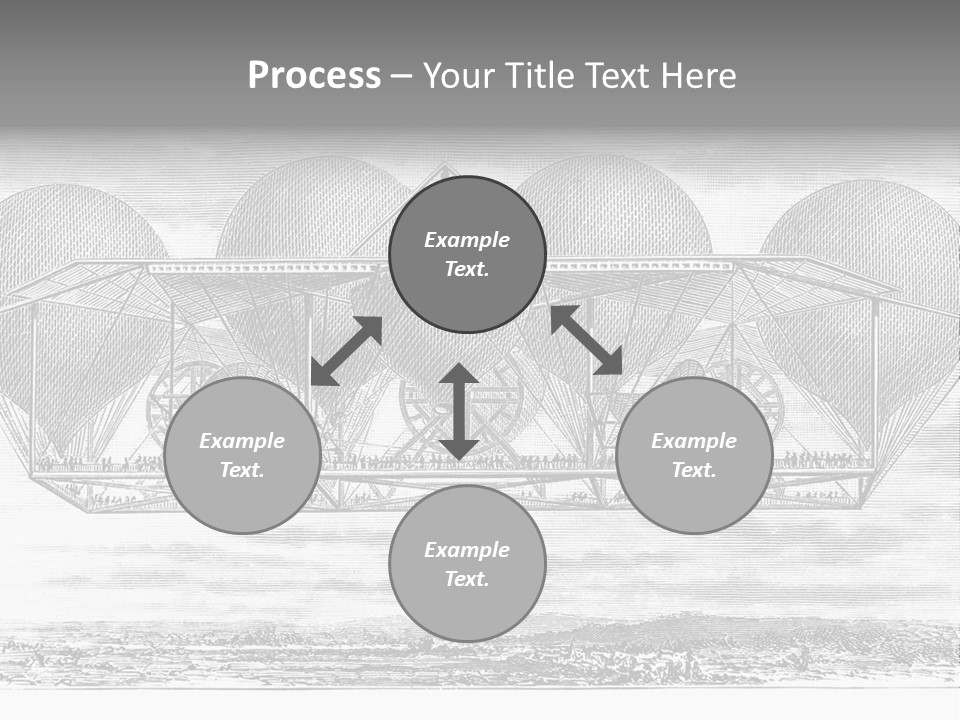 Aerial Science Fiction Adventure PowerPoint Template