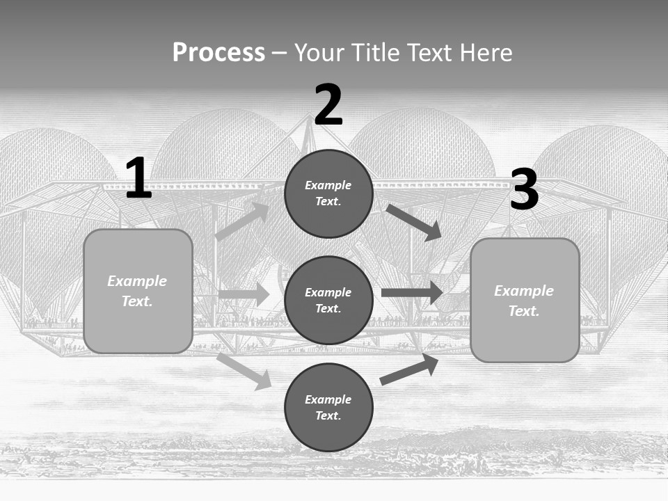Aerial Science Fiction Adventure PowerPoint Template