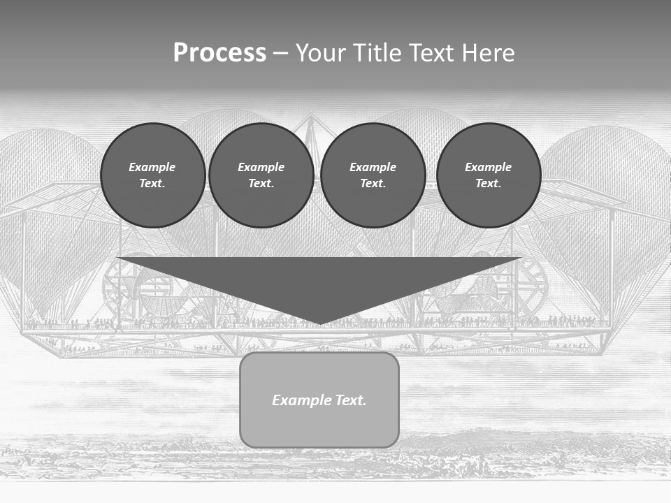 Aerial Science Fiction Adventure PowerPoint Template