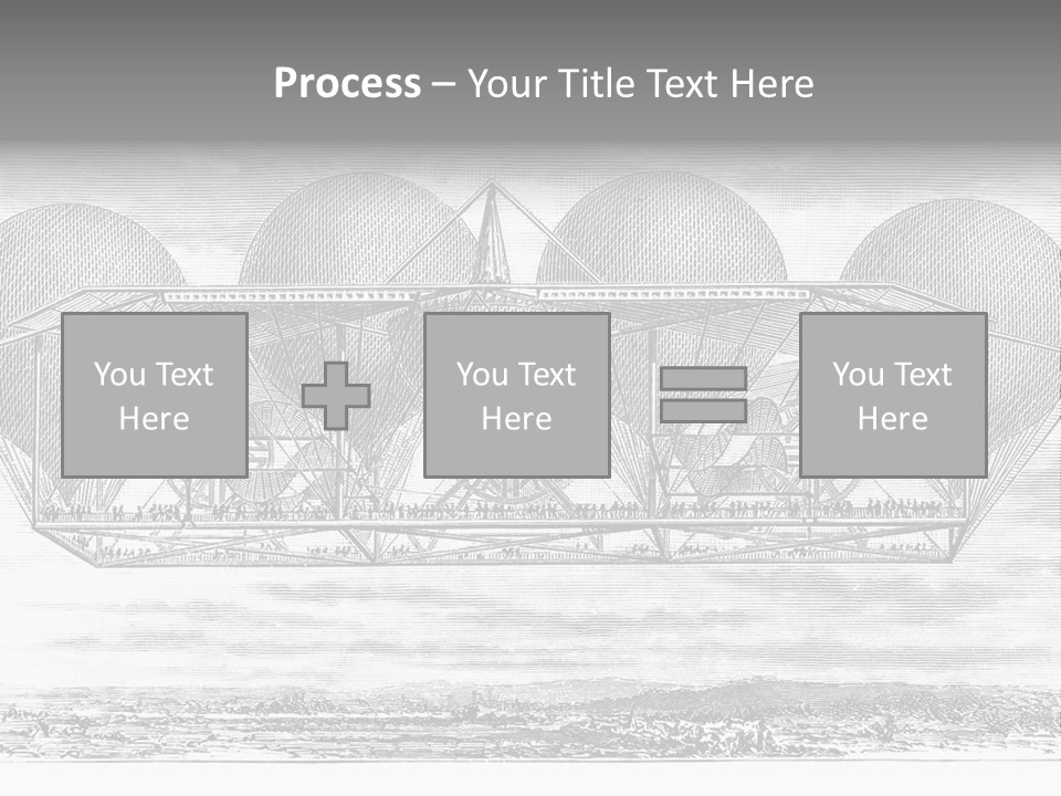 Aerial Science Fiction Adventure PowerPoint Template