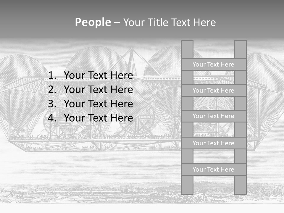 Aerial Science Fiction Adventure PowerPoint Template