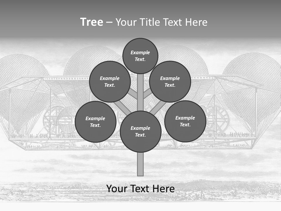 Aerial Science Fiction Adventure PowerPoint Template