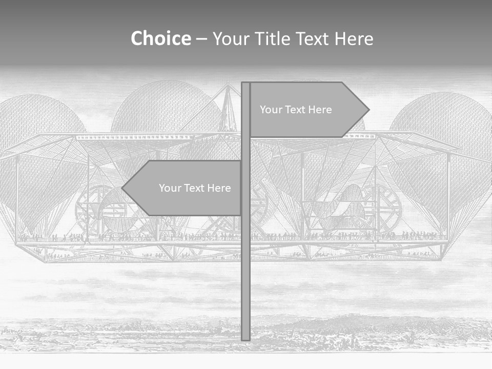 Aerial Science Fiction Adventure PowerPoint Template