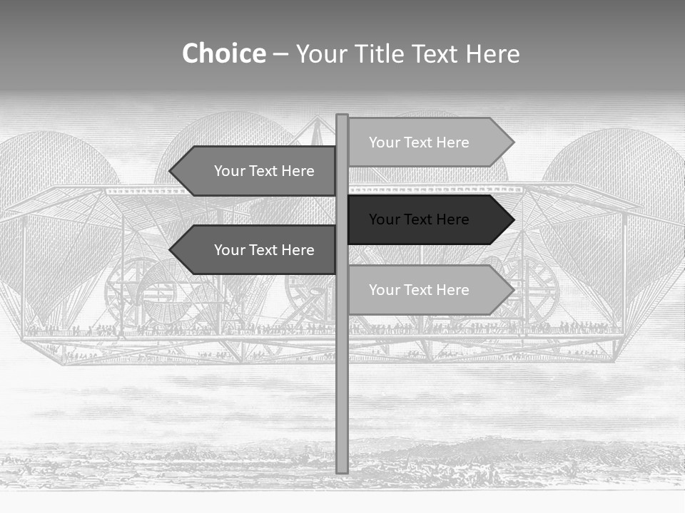 Aerial Science Fiction Adventure PowerPoint Template