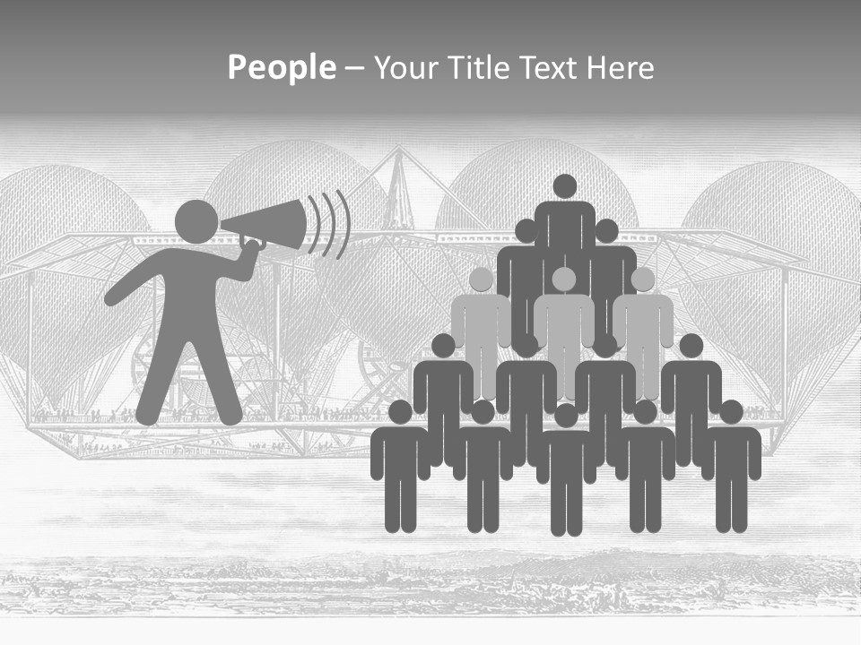 Aerial Science Fiction Adventure PowerPoint Template
