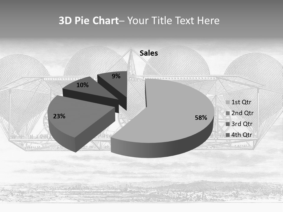Aerial Science Fiction Adventure PowerPoint Template