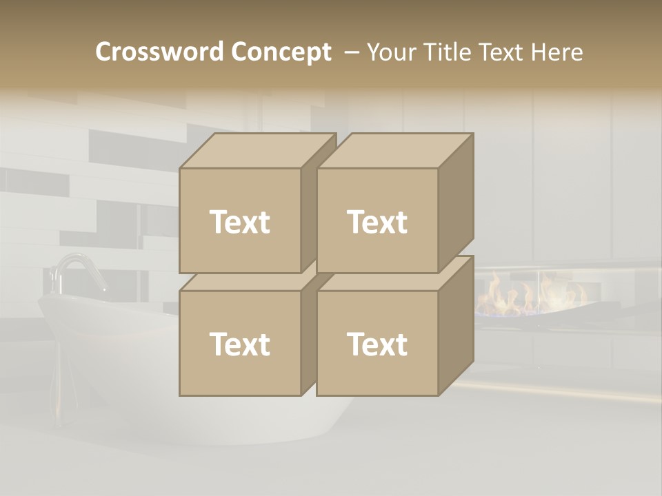 Bathroom House Perspective PowerPoint Template