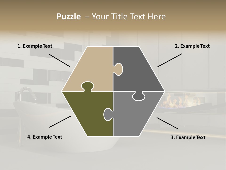 Bathroom House Perspective PowerPoint Template