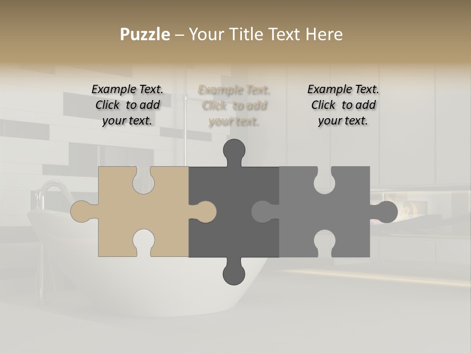 Bathroom House Perspective PowerPoint Template