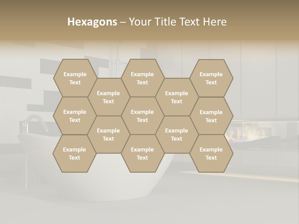 Bathroom House Perspective PowerPoint Template