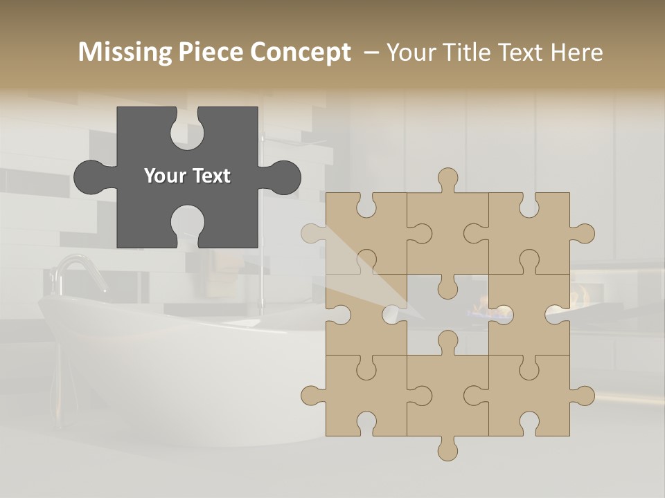 Bathroom House Perspective PowerPoint Template